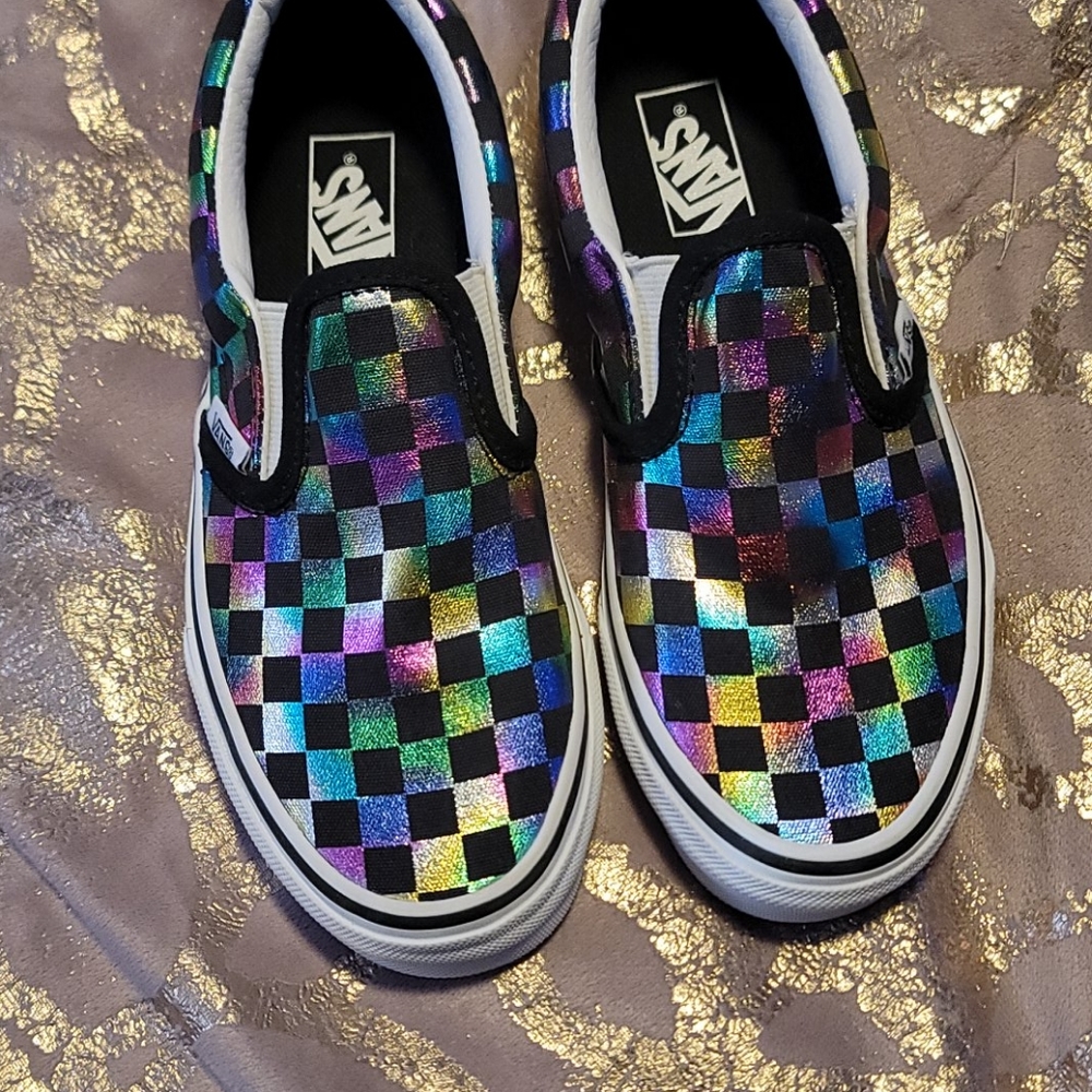 New Vans slide on sneakers
